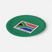 Südafrika Pappteller (Schrägansicht)