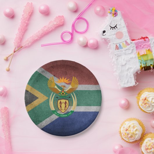 Südafrika Pappteller (Party)