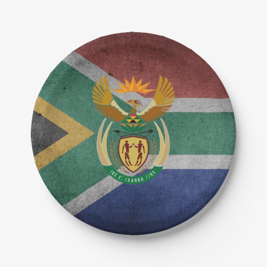 Südafrika Pappteller (Vorderseite)
