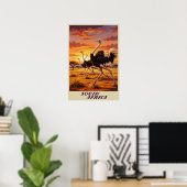 Südafrika-Plakat Poster (Heimbüro)