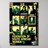 Südafrika Politisches Plakat Föderation Süd (Vorne)