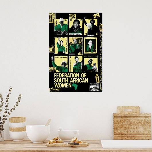 Südafrika Politisches Plakat Föderation Süd (Küche)
