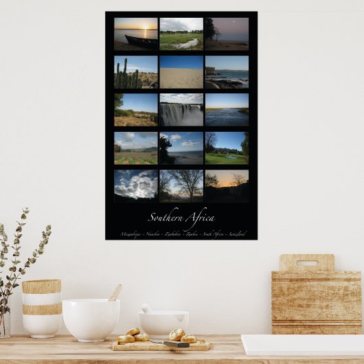Südafrika Poster (Küche)