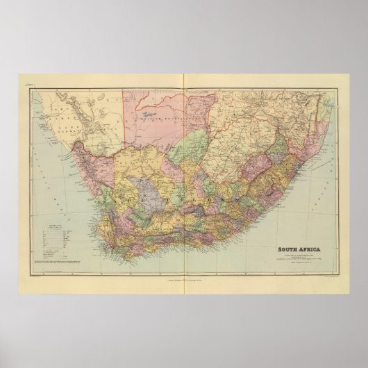 Südafrika Poster (Vorne)