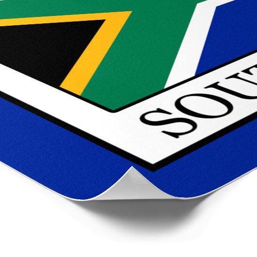 Südafrika Poster (Ecke)