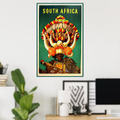 Südafrika Poster (Heimbüro)