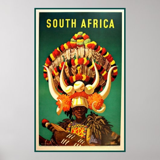 Südafrika Poster (Vorne)