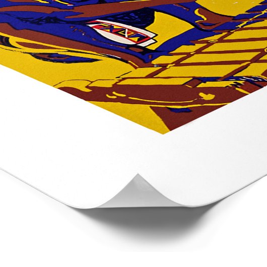 Südafrika Poster (Ecke)