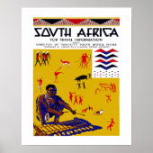 Südafrika Poster (Vorne)