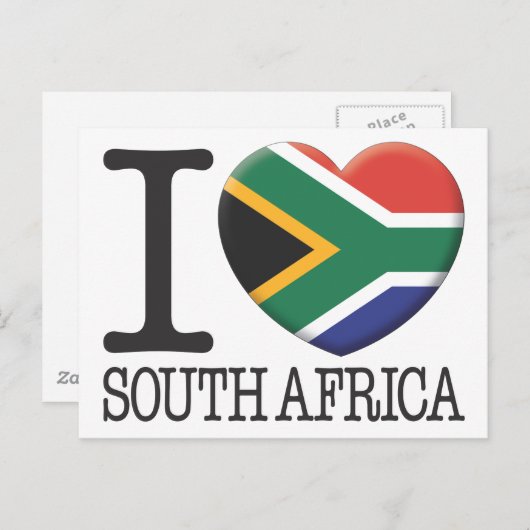 Südafrika Postkarte (Vorne/Hinten)