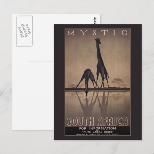 Südafrika Postkarte (Vorne/Hinten)