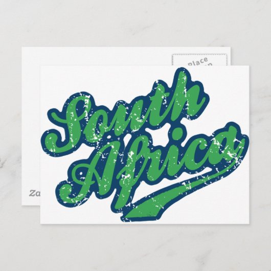 Südafrika Postkarte (Vorne/Hinten)