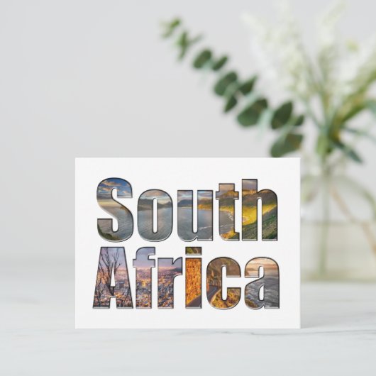 Südafrika Postkarte (Stehend Vorderseite)