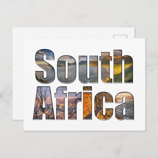 Südafrika Postkarte (Vorne/Hinten)