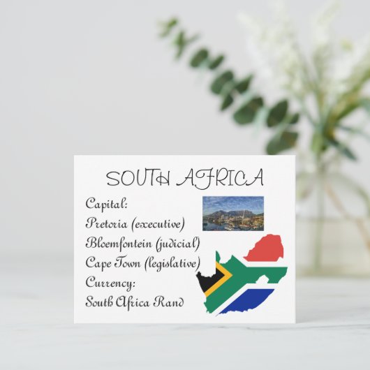 Südafrika Postkarte (Stehend Vorderseite)