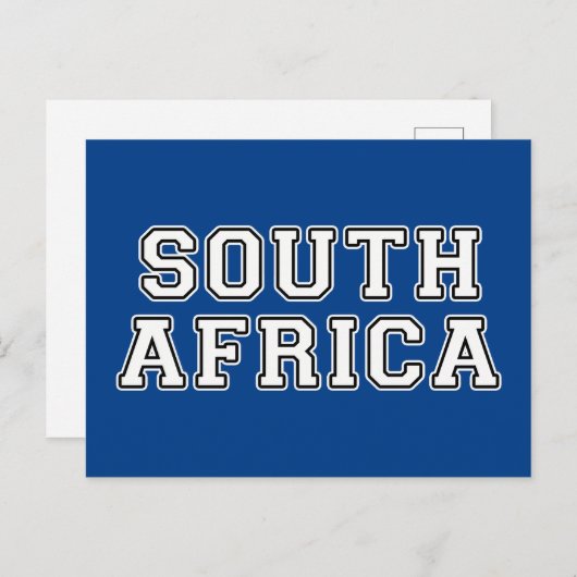 Südafrika Postkarte (Vorne/Hinten)