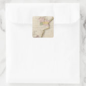 Südafrika Quadratischer Aufkleber (Tasche)