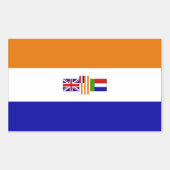 Südafrika Rechteckiger Aufkleber (Vorderseite)