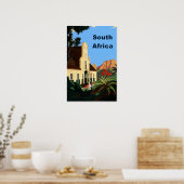 Südafrika-Reiseplakat Poster (Küche)