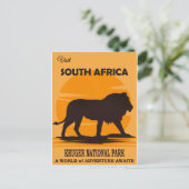 Südafrika-Reiseposter Postkarte (Stehend Vorderseite)