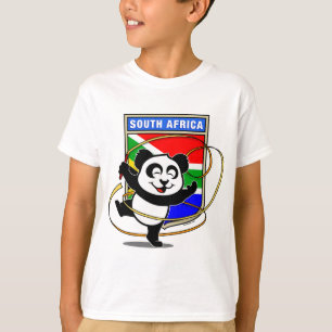 Südafrika Rhythmische Gymnastik Panda T-Shirt