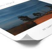 Südafrika Road Landscape Travel Poster (Ecke)