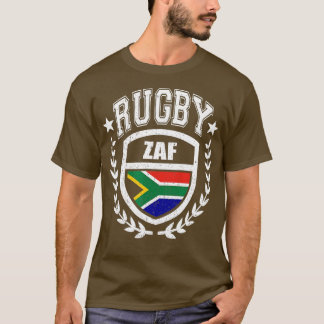 Südafrika Rugby Gear Südafrikanische Flagge Vintag T-Shirt