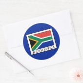 Südafrika Runder Aufkleber (Umschlag)