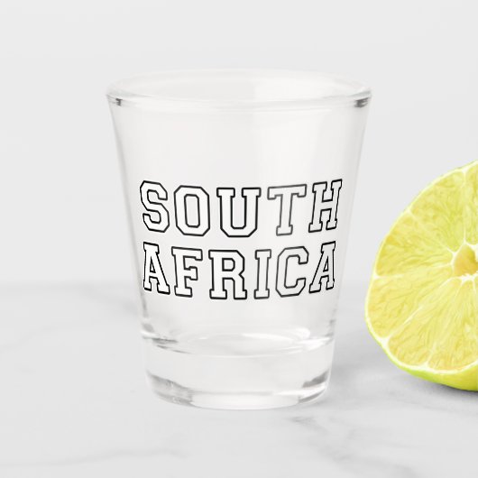 Südafrika Schnapsglas (Vorderseite)