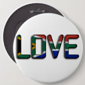 Südafrika Schöne Liebe Erstaunliche Text Zitat Kun Button (Vorne & Hinten)