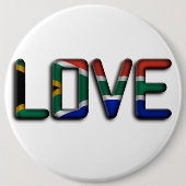 Südafrika Schöne Liebe Erstaunliche Text Zitat Kun Button (Vorderseite)