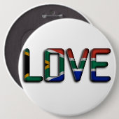 Südafrika Schöne Liebe Phantastisches Zitat Kunst Button (Vorne & Hinten)