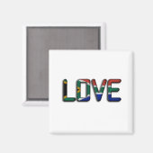 Südafrika schöne phantastische Anführungsart Magnet (Vorderseite/Rückseite)