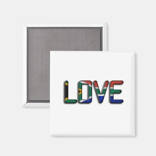 Südafrika schöne phantastische Anführungsart Magnet (Vorderseite/Rückseite)