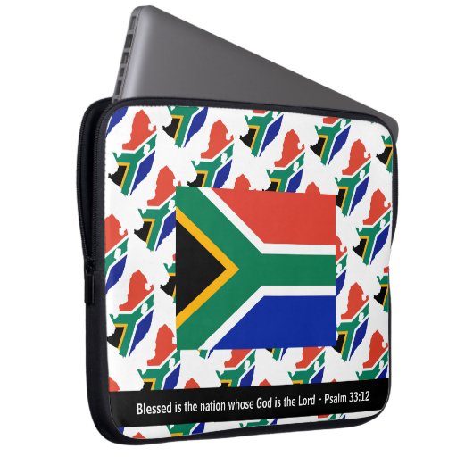 SÜDAFRIKA Selige Nation Laptopschutzhülle (Vorne Rechts)