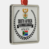Südafrika Silbernes Ornament (Rechts)