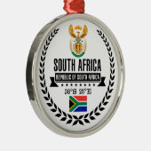 Südafrika Silbernes Ornament (Rechts)