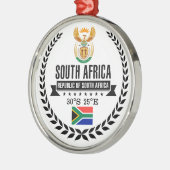 Südafrika Silbernes Ornament (Links)