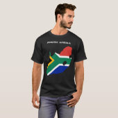 SÜDAFRIKA Special Customizable Black Tourist T-Shirt (Vorne ganz)