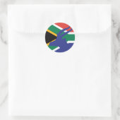 Südafrika Springbok Antelope Südafrika Runder Aufkleber (Tasche)