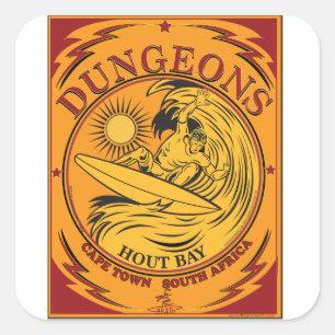 SÜDAFRIKA: STADT DER SCHWANKER QUADRATISCHER AUFKLEBER