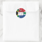 Südafrika Südafrika Niederlande Runder Aufkleber (Tasche)