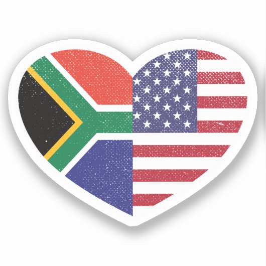 Südafrika Südafrika USA Aufkleber (Vorderseite)