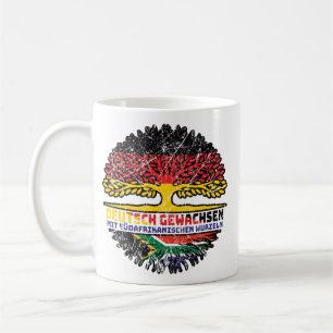 Südafrika Südafrikanisch Deutsch Deutschland Baum Kaffeetasse