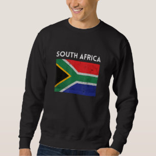 Südafrika Südafrikanische Flagge Sweatshirt