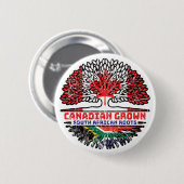 Südafrika Südafrikanischer Kanadischer Tree Button (Vorne & Hinten)
