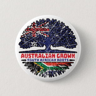 Südafrika Südafrikanisches Australien Button