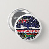 Südafrika Südafrikanisches Australien Button (Vorne & Hinten)