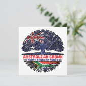 Südafrika Südafrikanisches Australien Karte (Stehend Vorderseite)