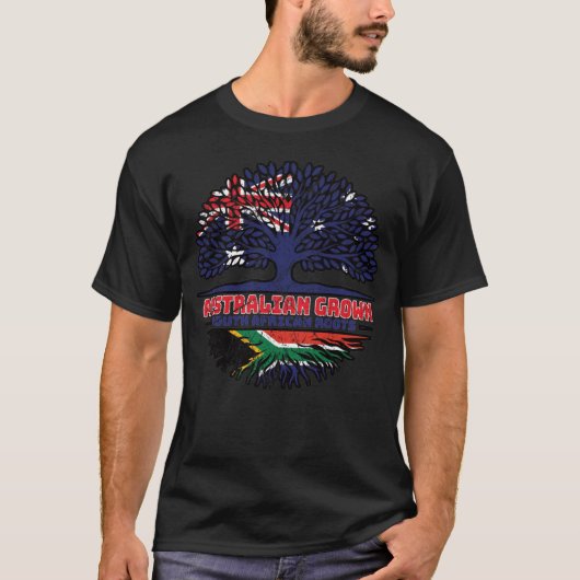 Südafrika Südafrikanisches Australien T-Shirt (Vorderseite)